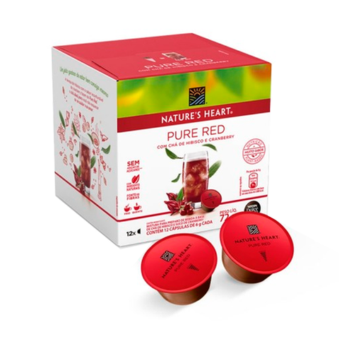 CAPSULA CHA NATURES HEART HIBISCO CRANBERRY C/12 72g