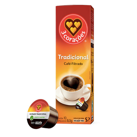 CAPSULA 3 CORACOES CAFE FILT CLAS CAFE FILTRADO CL