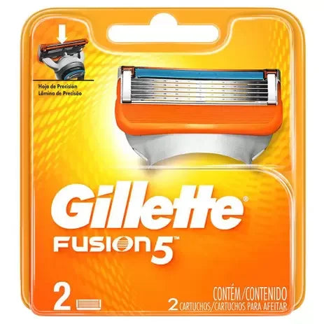 CARGA GILLETTE FUSION 5 C/2