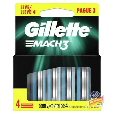 CARGA GILLETTE MACH3 LV4 PG3