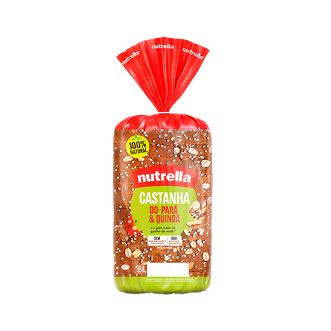 PAO NUTRELLA FORMA CASTANHA PARA QUINOA 350g