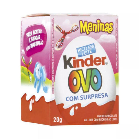 CHOCOLATE KINDER OVO MENINAS LEI 20g