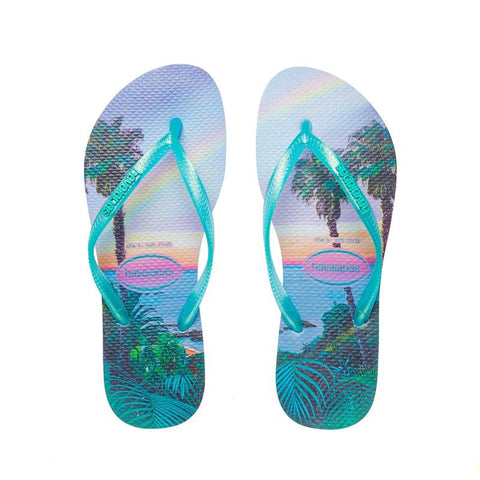 HAVAIANAS SLIM PAISAGE LILAS CLARO 37/38