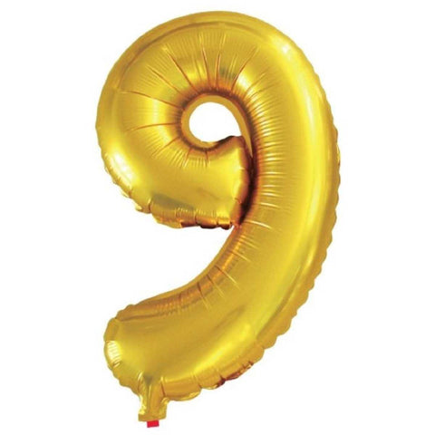 BALAO ALEGRIA FESTA MET TOPPER N9 DOURADO C/1
