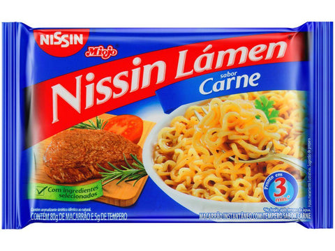 MASSA INSTANTÂNEA NISSIN CARNE 85G
