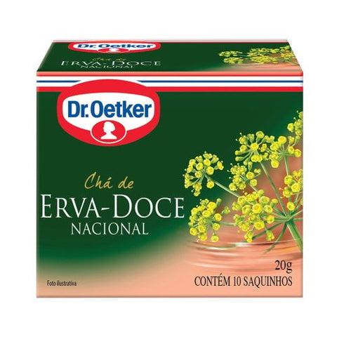 CHA DR OETKER ERVA DOCE C/10 20g