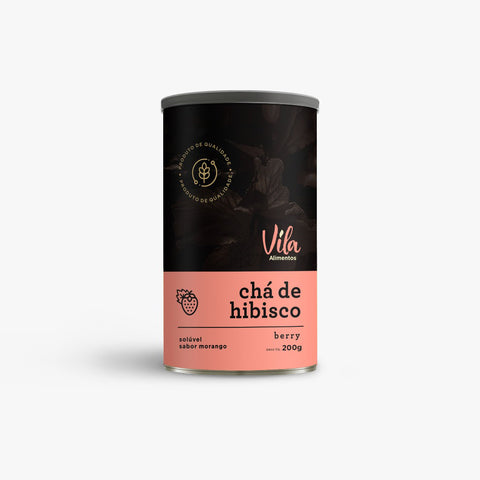 CHA HIBISCO VILA ALIMENTOS BERRY PT 250g