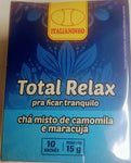 CHA ITALIANINHO MISTO TOTAL RELAX CAMOMILA MARACUJA C/10 15g