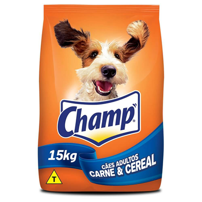 RACAO CHAMP ADULTO CARNE CEREAL 15kg