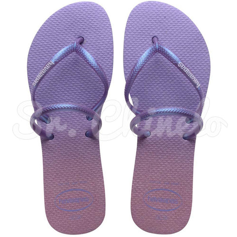 HAVAIANAS FLAT DUO IRI ROXO PAISLEY 37/38