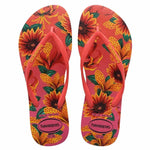 HAVAIANAS SLIM FLORAL ROSA PORCELANA 33/34
