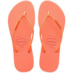 HAVAIANAS SLIM GLITTER NEON CORAL SPARK 33/34