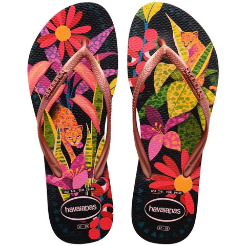 HAVAIANAS SLIM TROPICAL SALMAO 39/40