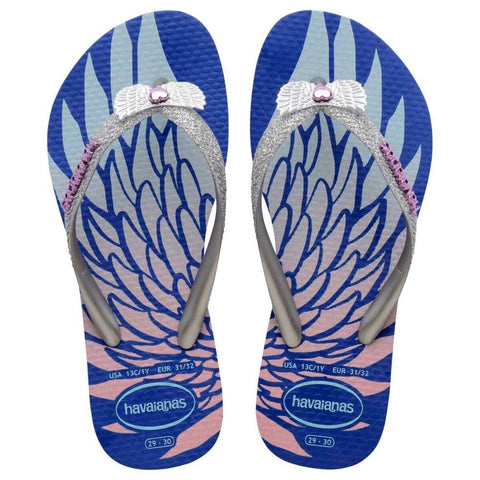 HAVAIANAS KIDS SLIM GLITTER II AZUL NAVAL 33/34