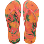 HAVAIANAS SLIM TROPICAL CORAL 35/36