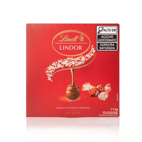 BOMBOM LINDT LINDOR CAIXA 112G