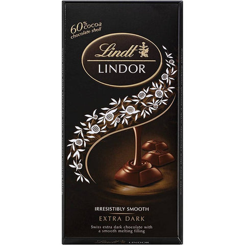 CHOCOLATE LINDT LINDOR 100G DARK 60%