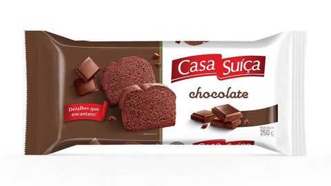 BOLO CASA SUICA 250G CHOCOLATE