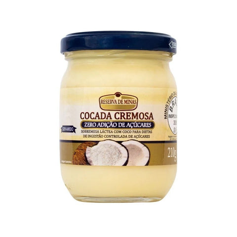 COCADA RESERVA DE MINAS ZERO CREMOSA 210g
