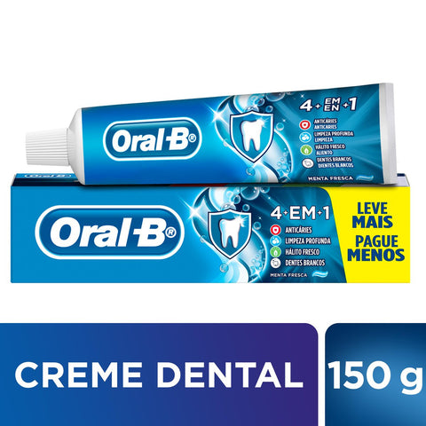 CREME DENTAL ORAL-B 4 EM 1 150g