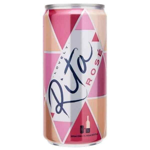 VINHO RITA ROSE MEIO SECO LATA 250ml