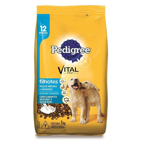 RACAO PEDIGREE FILHOTE 900G RACAS MED GRAND