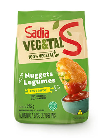 NUGGETS SADIA LEGUMES 100% 275G