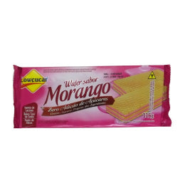 BISCOITO LOWCUCAR DIET WAFER MORANGO 115g
