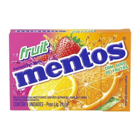 BALA MENTOS FRUIT 24,1G
