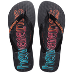 HAVAIANAS LOGOMANIA PRINT NOVO GRAFITE 39/40
