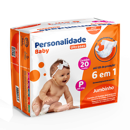FRALDA PERSONALIDADE ULTRA SEC JUMBINHO M C/20