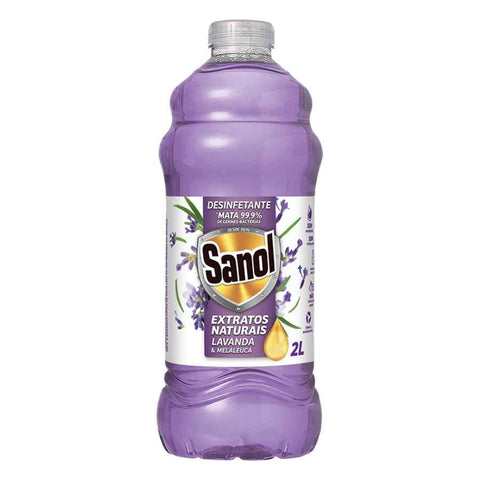 DESINFETANTE SANOL EXT NATURAIS LAVANDA / MELALEUCA 2l