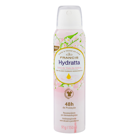 DESODORANTE FRANCIS HYDRATTA AERO ROSA LIRIO 150ml