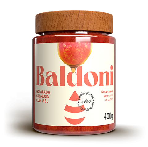 DOCE BALDONI CREMOSO C/MEL 400G GOIABADA