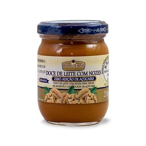 DOCE LEITE RESERVA DE MINAS ZERO NOZES 210g