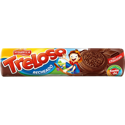 BISCOITO VITARELLA TRELOSO RECH CHOCOLATE 80g