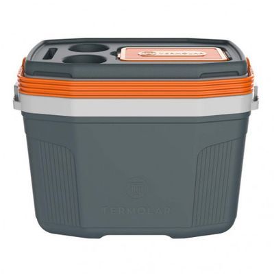 CAIXA TERMICA TERMOLAR C/ALCA 20l CINZA