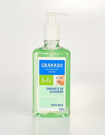SABONETE LIQ GRANADO BEBE 250ML ERVA DOCE