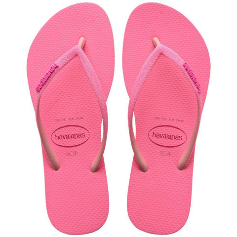 HAVAIANAS SLIM GLITTER NEON ROSA MACARON 31/32
