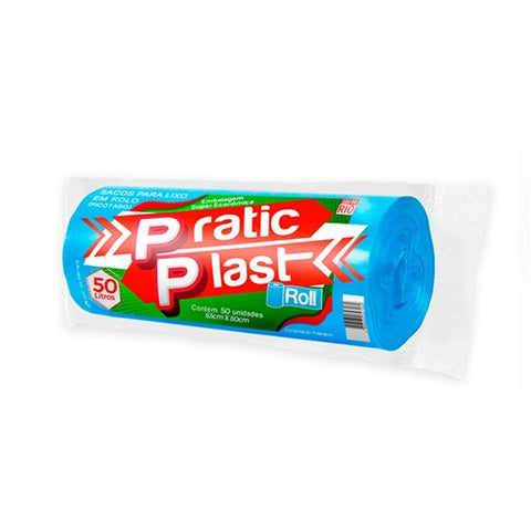 SACO P/ LIXO PRATIC PLAST ROLO 50L C/20