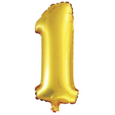 BALAO ALEGRIA FESTA MET TOPPER N1 DOURADO C/1