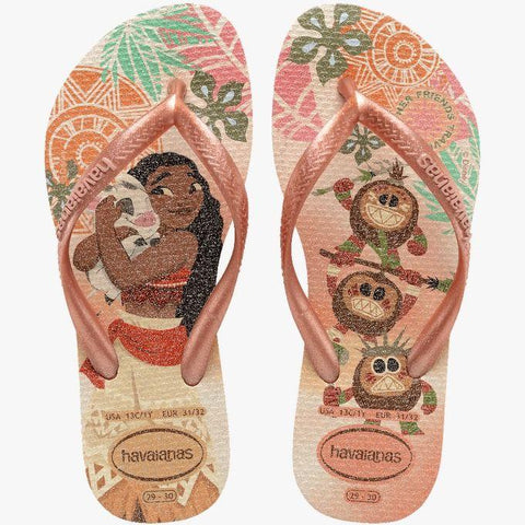 HAVAIANAS KIDS SLIM PRINCESS ROSA CLAY 33/34