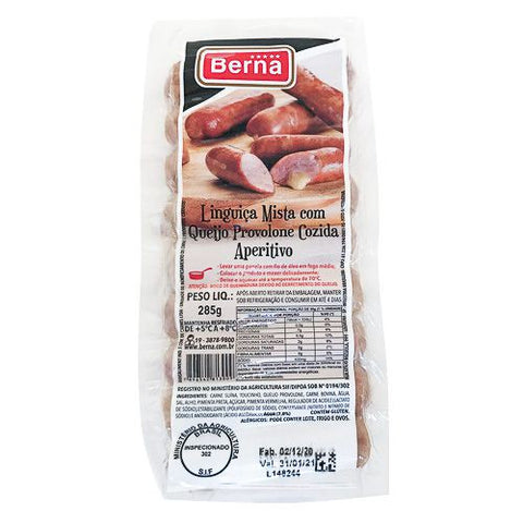 LINGUIÇA BERNA C/ PROVOLONE APERITIVO 285g