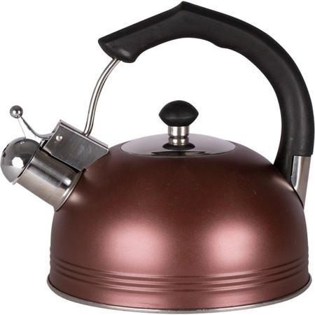 CHALEIRA MUNDIART INOX ALCA MOVEL C/ APITO 2,5L