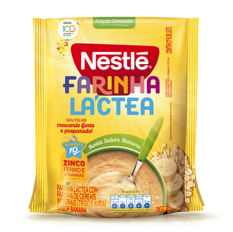 FARINHA LACTEA NESTLE AVEIA BANANA SH 160g