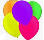 BALAO NEON 9 POL C/25UN SORTIDO