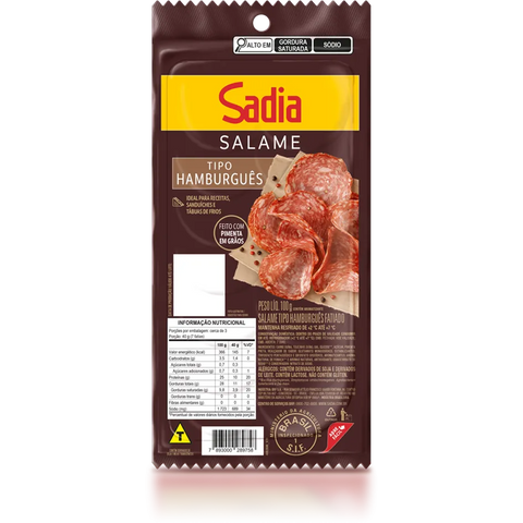 SALAME SADIA HAMBURGUES 100g