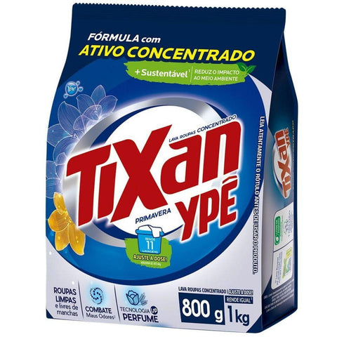 LAVA ROUPAS PO TIXAN YPE PRIMAVERA SACHE 800g