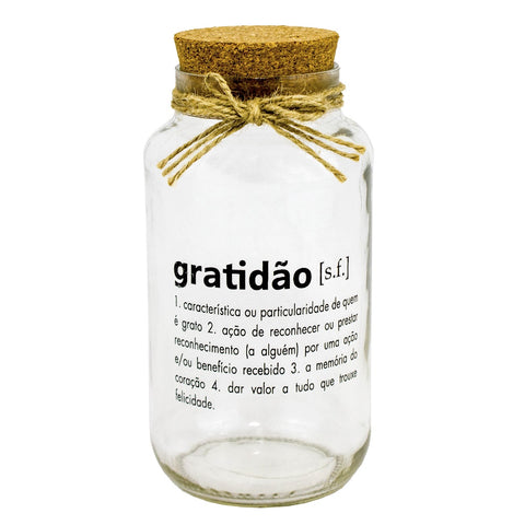 POTE VIDRO CATUI DECORADO FRASES 750ml