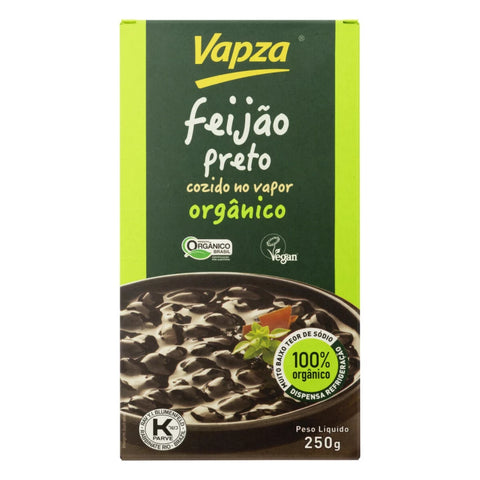 FEIJAO PRETO VAPZA ORGANICO A VACUO 250g